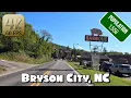 Driving Around Mountain Town Bryson City NC in 4k