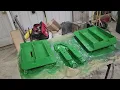 John Deere to skid loader attachment adapter