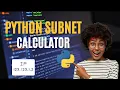 How to Build a Subnet Calculator in Python Step-by-Step Guide for Beginners