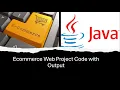 Ecommerce Website in Java