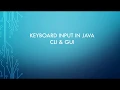 Keyboard Input in JAVA
