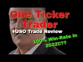 Larry Benedict One Ticker Trader First Trade Results REVEALED
