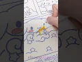 cinnamoroll colouring book printing book