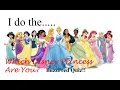 I do the Which Disney Princess Are You BuzzFeed Quiz