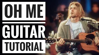 learn to play guitar oh me nirvana unplugged 