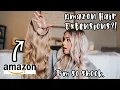 I Tried The Viral CHEAP AMAZON Halo Hair Extensions Real Human Hair IM SHOOK