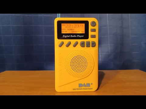 Download MP3 DAB-P9 Mini DAB Radio with FM/MP3 (National Yellow Radio Day 2022)