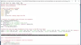 15 13 Multiple color object detection and tracking mp4