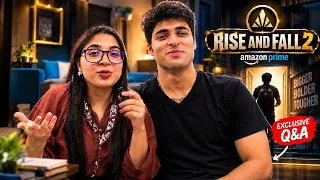 Interviewing Raj before entry into The RISE & FALL tower😍✨