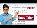 Strassen s Algorithm for matrix multiplication in HIndi EasyTrick MCS-031