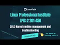 LPIC-2 201-450 Exam Full Course - Lesson 201 3 Kernel runtime management and troubleshooting