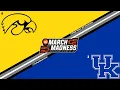 March Madness Second Round 6 Iowa vs 3 Kentucky