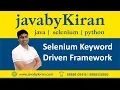 Selenium - Keyword Driven Framework