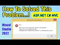 There was an error running the selected code generator Try Rebuilding the project How To Fix