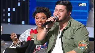 الفنان مهدي مزين يقدم أغنيته خليتي في قلب جرح مباشرة من بلاطو رشيد شو 