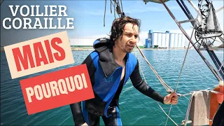 MAIS qu’est ce que tu fous dans l’eau ? Voilier coraille