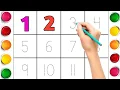 1 to 20 Number Tracing Worksheet Learn Counting 1-20 Kids Writing Practice