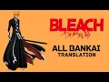 Anime - Bleach All Bankai with Translation and Sound Effect