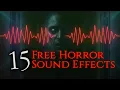 Download Lagu 15 Free Horror Sound Effects | No Copyright Scary SFX for Horror Videos