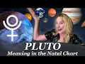 BEWARE Proceed with Caution What does Pluto mean in your Natal Chart