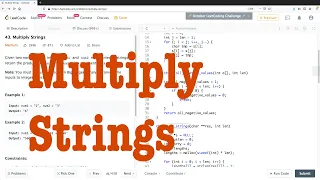 Leetcode 43 Multiply Strings