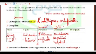 فرض مقترح فرنسية سنة ثانية ثانوي جميع الشعب 