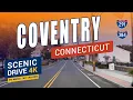 4K Scenic Road Drive at SUNSET to Connecticut s LAST Drive-In Theatre ride-along RELAXING DRIVE
