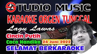 Download Karaoke Dangdut Orgen Tunggal || Cincin Putih Caca Handika || Versi Studio Music Karaoke MP3