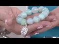 Power Beads by jen Inspirational Charm Gemstone Bracelet on QVC