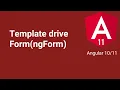 Template Driven Form ngForm Part Angular tutorial in Hindi