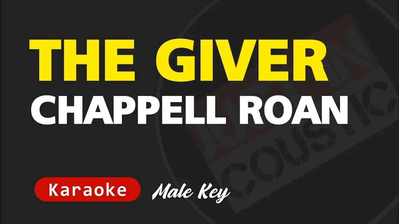Chappell Roan - The Giver (Karaoke) MALE KEY Chappell Roan - The Giver (Karaoke) MALE KEY