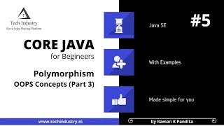 Core Java OOPS Concepts Part 3 Polymorphism