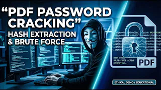 PDF Password Hacking Explained Hash Extraction Brute Force Ethical Demo