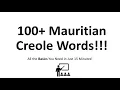 Download Lagu LEARN MAURITIAN CREOLE IN 15 MINS: 100+ Basic, Must- Know Words in Native Pronunciation
