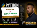 Problem 12 Write a python program to check a Leap year