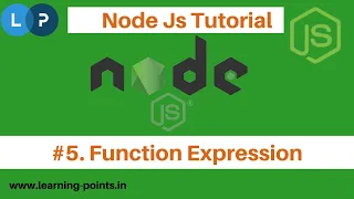 Function Expressions in Node JS Arrow Function Anonymous function Node Js Tutorial