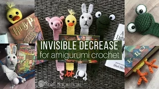 How to Crochet the Invisible Decrease for Amigurumi Beginner Friendly