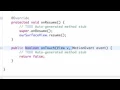 Android Application Development Tutorial 71 Setting up the OnTouch Method