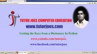 Python Tutorial Getting Keys From A Dictionary In Python Tamil Part-14