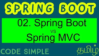02 Spring vs Spring boot Spring Boot Beginners tutorial Code Simple