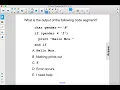 CS Praxis Python Conditionals Q25