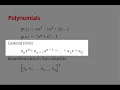 Fourier Transformation and Polynomials Part 1