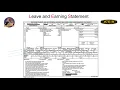 Army Leave and Earning Statement LES