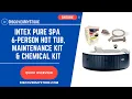 Intex Pure Spa 6 Person Hot Tub Maintenance Kit Chemical Kit