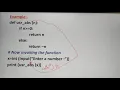 Return Statement in python with example Part 5 Chapter 7 Unit 2 A Jaya Mabel Rani