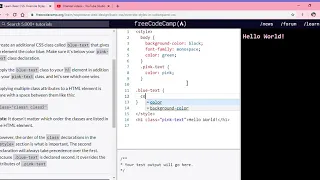 Learn Basic CSS Override Styles in Subsequent CSS freeCodeCamp org Google Chrome 2019 12 12 16