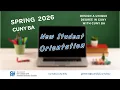 Spring 2026 CUNY BA New Student Orientation