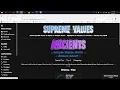 Supreme Values Guide