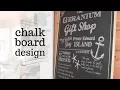 How I Create Professional Chalkboard Art