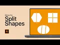 Adobe Illustrator - How To Split Shapes
